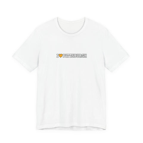 I Loved Pittsburgh Tee — Minimal City Love T-Shirt T-Shirt - YinzerShop