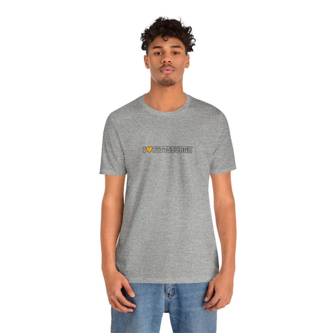I Loved Pittsburgh Tee — Minimal City Love T-Shirt T-Shirt - YinzerShop