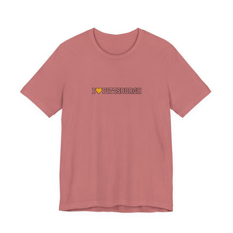I Loved Pittsburgh Tee — Minimal City Love T-Shirt T-Shirt - YinzerShop