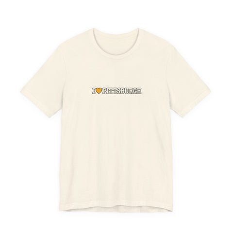 I Loved Pittsburgh Tee — Minimal City Love T-Shirt T-Shirt - YinzerShop