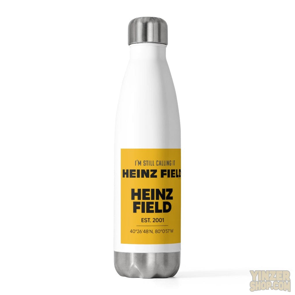 I'm Still Calling Heinz Field- Black & Yellow - 20oz Insulated Water Bottle Water Bottles Printify 20oz  