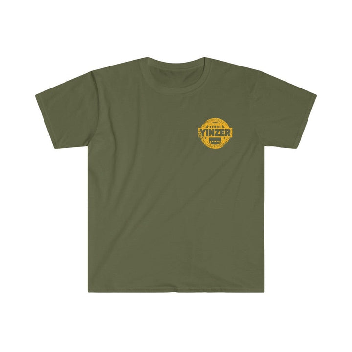 I'm Yinzer Certified Cotton T-Shirt T-Shirt Printify Military Green S 