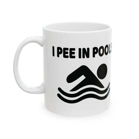 I Pee in Pools (Pittsburgh Sarcasm Series) - Coffee Mugs (11oz, 15oz) Mug - YinzerShop