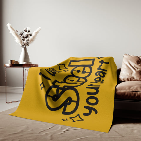 I Will Steel Your Heart Sweatshirt Blanket Home Decor - YinzerShop