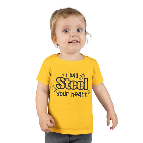 I Will Steel Your Heart - Toddler T-Shirt Kids Apparel - YinzerShop
