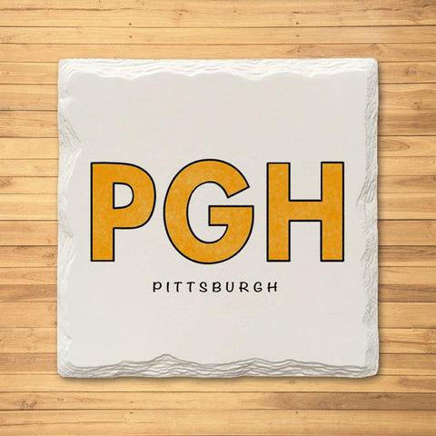 Pittsburgh Sports Variety Pack - Ceramic Drink Coasters - 4 Pack Coasters The Doodle Line