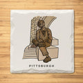 Pittsburgh Landmark Variety Pack - Ceramic Drink Coasters - 4 Pack Coasters The Doodle Line