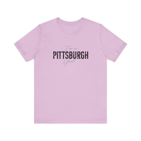 I'm a Pittsburgh Girl - Star Design - Unisex Jersey Short Sleeve Tee T-Shirt - YinzerShop
