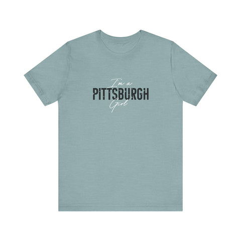 I'm a Pittsburgh Girl - Star Design - Unisex Jersey Short Sleeve Tee T-Shirt - YinzerShop
