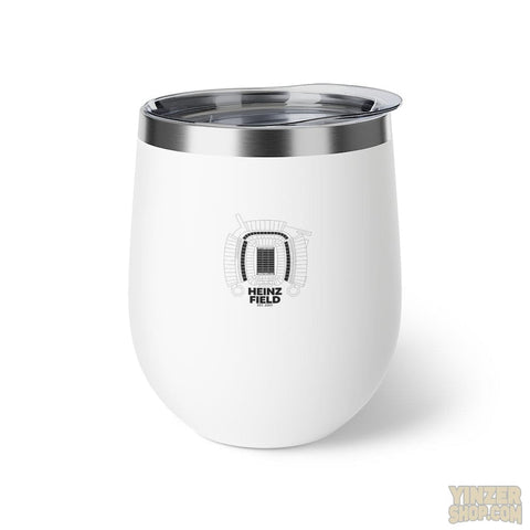 I'm Still Calling Heinz Field - 12oz Wine Tumbler / Coffee Cup Mug - YinzerShop