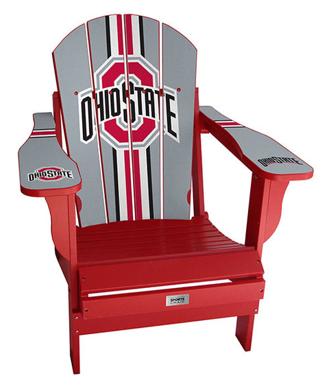 The Ohio State University Adirondack Chair Entertainment Series Chair mycustomsportschair   