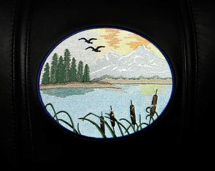 Mountain Background Logo Panel