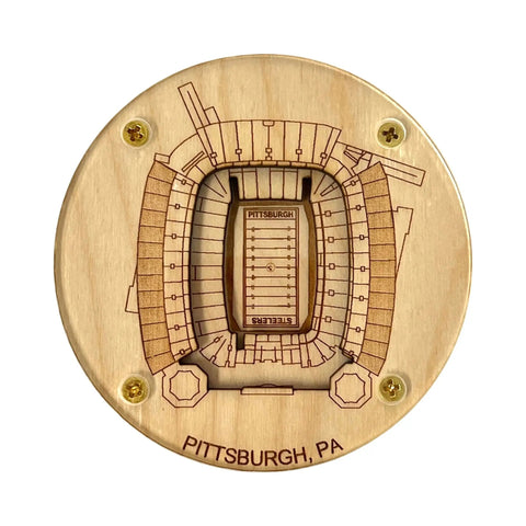 Pittsburgh, Pennsylvania Coaster Art (Heinz Field) | StadiumMapArt Coaster StadiumMapArt   