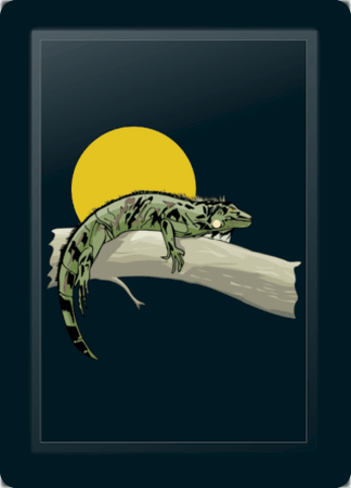 Curve Task Chair with Iguana Logo