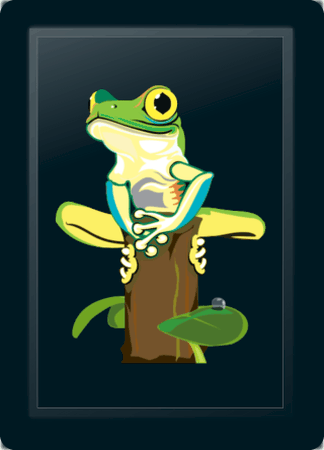 Tree Frog Logo Panel