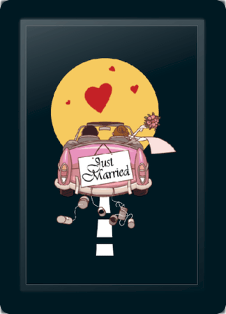 Just Married Logo Panel