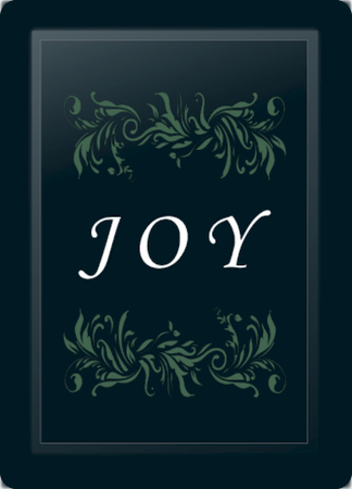 Joy Floral Horizontal Sage Logo Panel