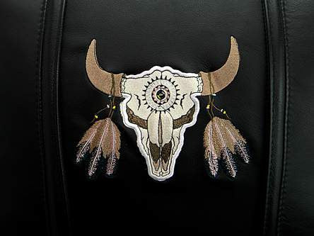 Painted Skull Logo Panel