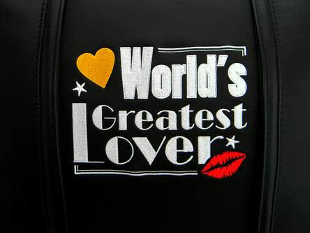 Worlds Greatest Lover Kiss Logo Panel