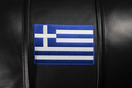 Xpression Pro Gaming Chair with Greek Flag Logo