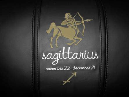 Sagittarius Tan Logo Panel