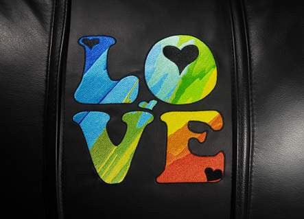 Love Psychedelic Logo Panel