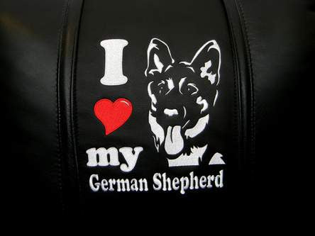 I Love My German Shepard Logo Panel