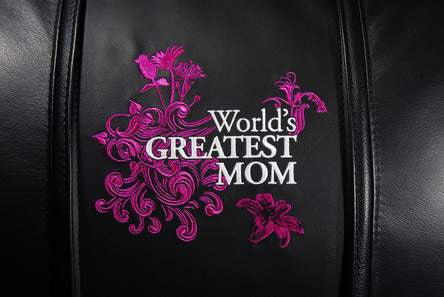 Worlds Greatest Mom Logo Panel