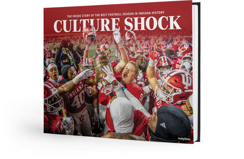 Indiana Football Book - Culture Shock 2024 Big Ten Season Hardcover Edition POD Book - YinzerShop