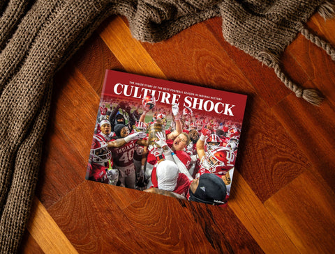 Indiana Football Book - Culture Shock 2024 Big Ten Season Hardcover Edition POD Book - YinzerShop