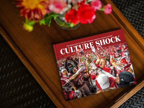 Indiana Football Book - Culture Shock 2024 Big Ten Season Hardcover Edition POD Book - YinzerShop