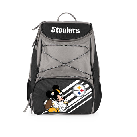 Insulated Backpack Cooler | Pittsburgh Steelers Mickey Mouse NFL Tailgate Cooler Bag Licensed - YinzerShop