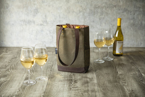 Insulated Wine Cooler Bag - Pittsburgh Steelers 2 Bottle Wine Tote With Divider Licensed - YinzerShop