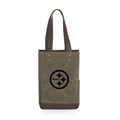 Insulated Wine Cooler Bag - Pittsburgh Steelers 2 Bottle Wine Tote With Divider Licensed - YinzerShop