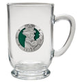 Irish Fighter Coffee Mug – Handcrafted Pewter Coffee Mug | Microwave Safe Cup Coffee Mug - YinzerShop