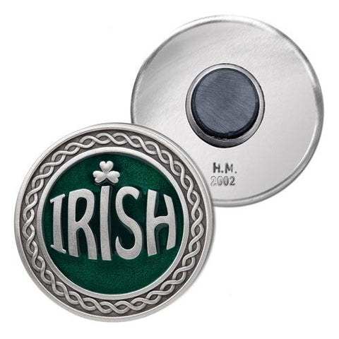 Irish Pewter Magnet – Handcrafted Traditional Irish Keepsake with Heritage Pewter Design Magnet - YinzerShop