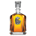 Irish Setter Decanter - 24 Ounce Glass Pewter Barware for Home Bar Decanter - YinzerShop