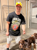 Iron City Beer Pittsburgh Skyline T-Shirt — Vintage Incline & Bridges Tee T-Shirt - YinzerShop