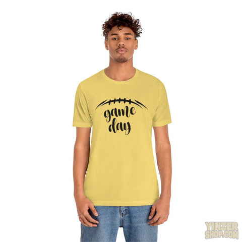 It's Game Day in Pittsburgh Short Sleeve T-Shirt T-Shirt Printify   