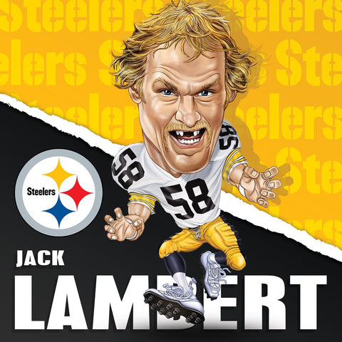 Jack Lambert Puzzle - Pittsburgh Steelers 300 Piece NFL Jigsaw Puzzle Collectible