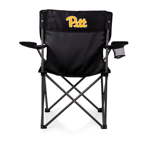 Pittsburgh Panthers - PTZ Camp Chair Chair Picnic Time Family of Brands Black  