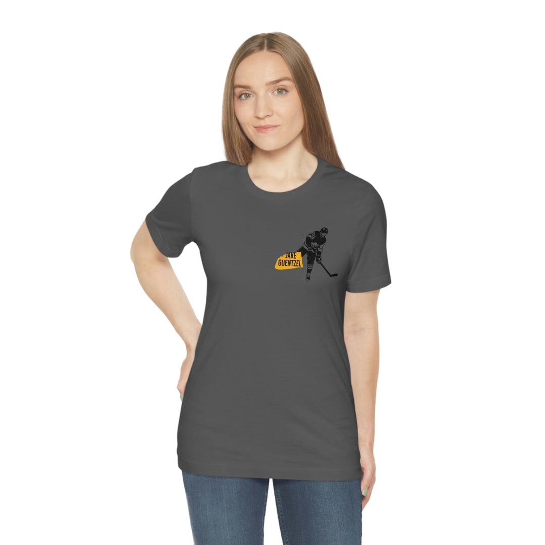 Jake Guentzel Pittsburgh Headliner Series T-Shirt - Back-Printed Graphic Tee T-Shirt Printify   