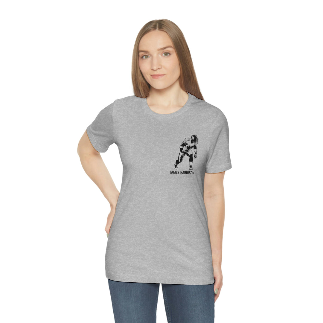 James Harrison Legend T-Shirt - Back-Printed Graphic Tee T-Shirt Printify   