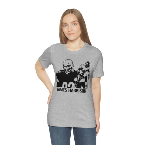 James Harrison Legend T-Shirt Short Sleeve Tee T-Shirt Printify   