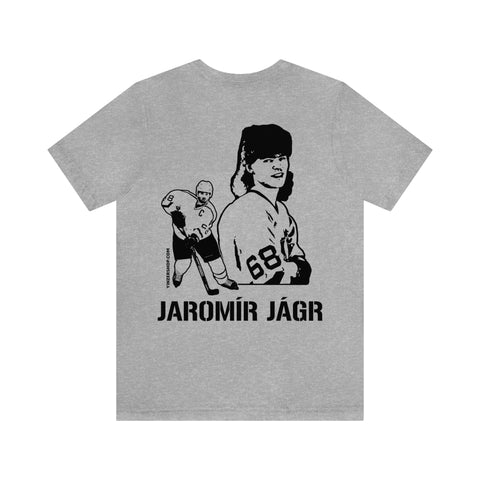 Jaromír Jágr Legend T-Shirt - Back-Printed Graphic Tee T-Shirt Printify   