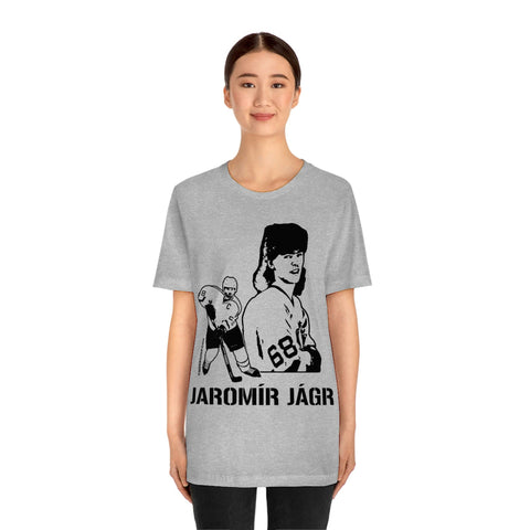 Jaromír Jágr Legend T-Shirt Short Sleeve Tee T-Shirt Printify   