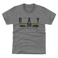 Jason Bay Pittsburgh Shirt - Kids Crewneck Tee | Lightweight Cotton Polyester Blend Kids T-Shirt - YinzerShop