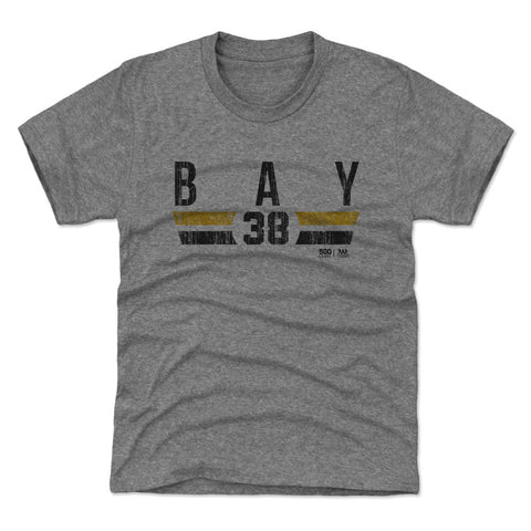Jason Bay Pittsburgh Shirt - Kids Crewneck Tee | Lightweight Cotton Polyester Blend Kids T-Shirt - YinzerShop