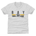 Jason Bay Pittsburgh Shirt - Kids Crewneck Tee | Lightweight Cotton Polyester Blend Kids T-Shirt - YinzerShop