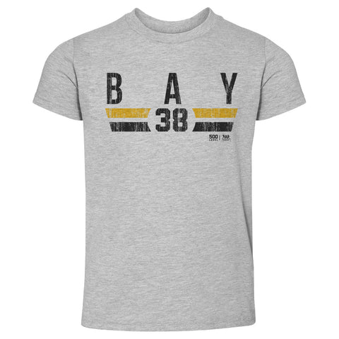 Jason Bay Pittsburgh Shirt - Kids Crewneck Tee | Lightweight Cotton T-Shirt Kids Toddler T-Shirt - YinzerShop